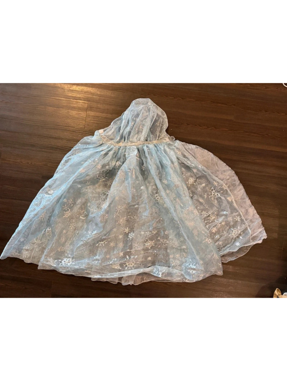 Disneyland Paris girls frozen Elsa cloak costume 8/10 A NWT